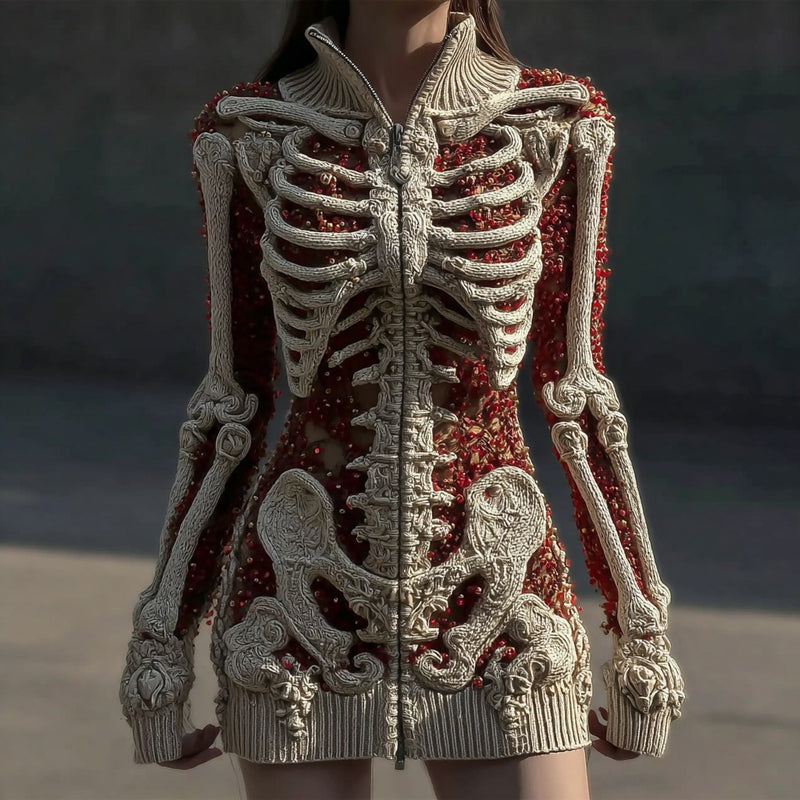 Klassisch gestaltete Strickjacke