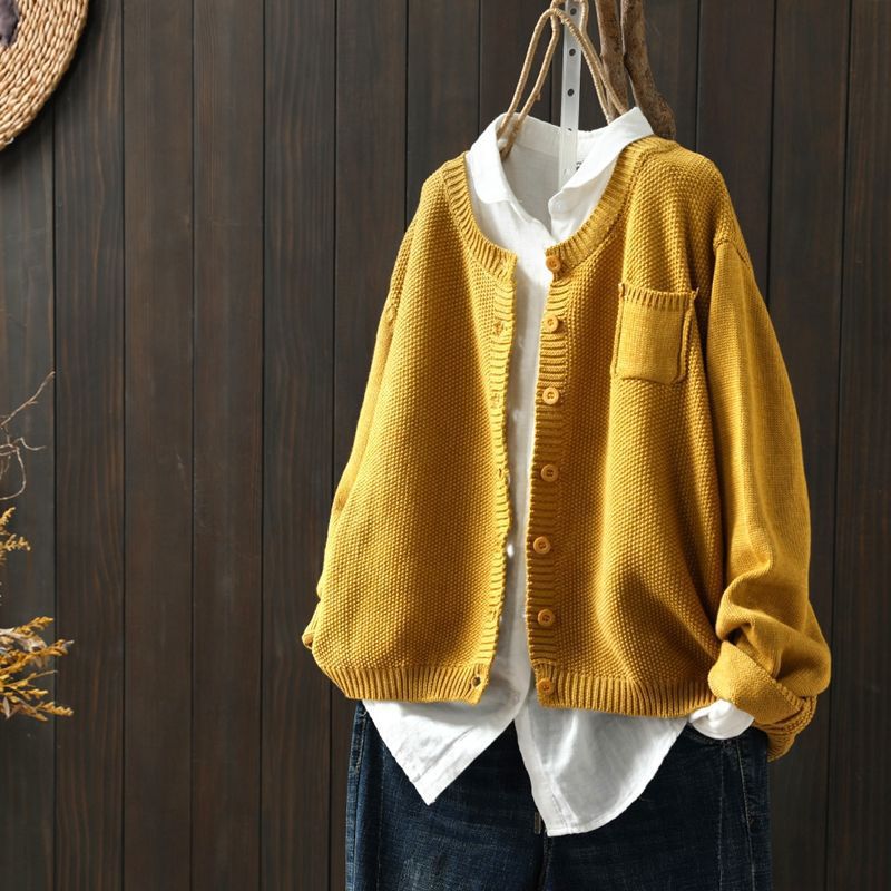Klassische Vintage Strickjacke