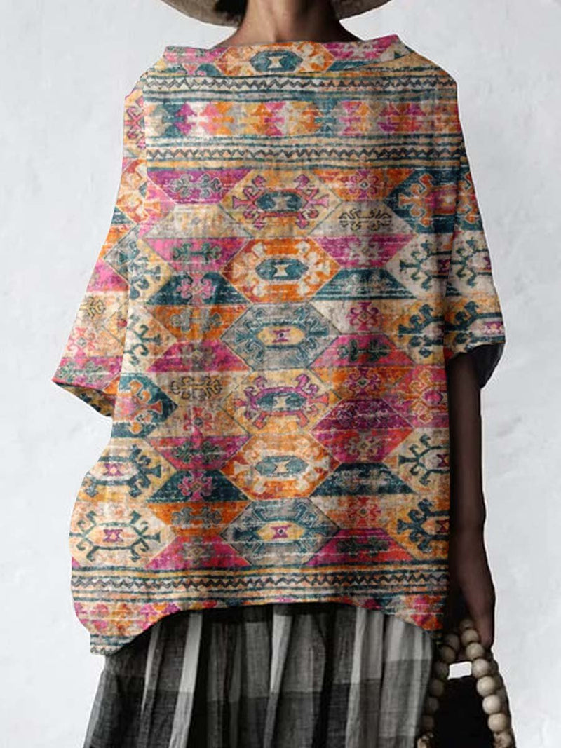 Zeitloser Vintage-Stil Top