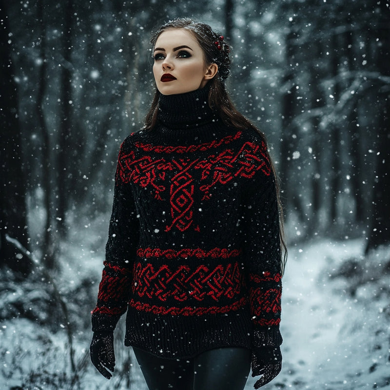 Zeitloser Vintage-Stil Pullover