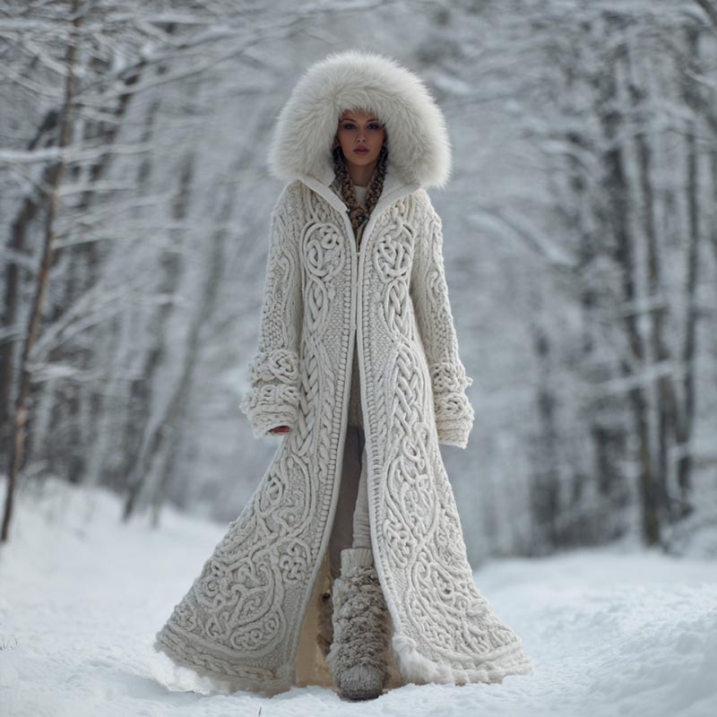 Klassisch gestaltete Strickjacke