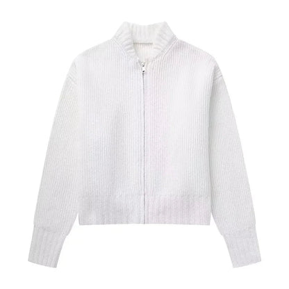Durchdacht gestaltete Strickjacke
