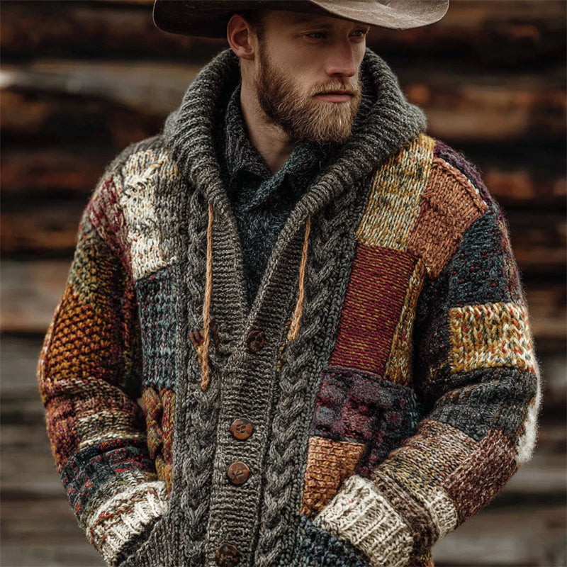 Klassisch designte Strickjacke