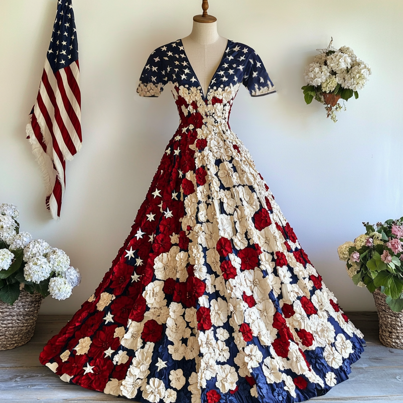 Klassische Vintage Kleid