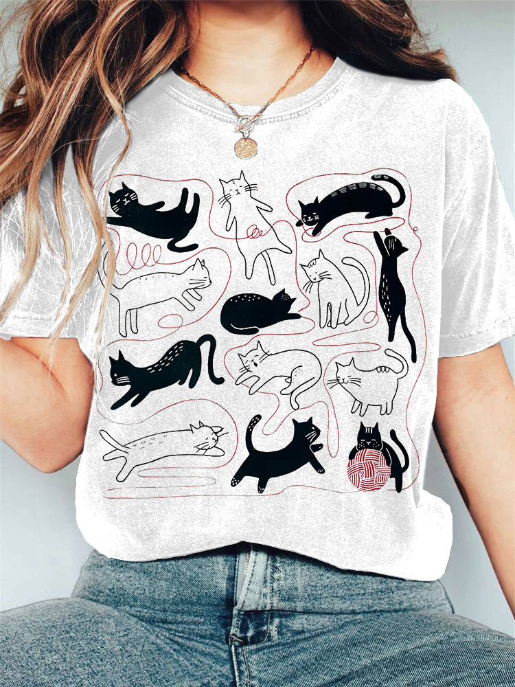 Anmutig gestaltete T-Shirt