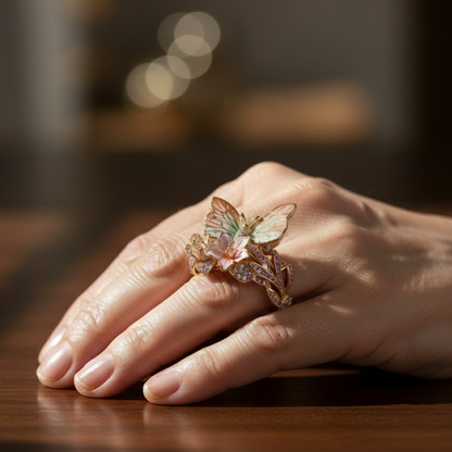 Klassische Gold Ring mit zeitloser Eleganz