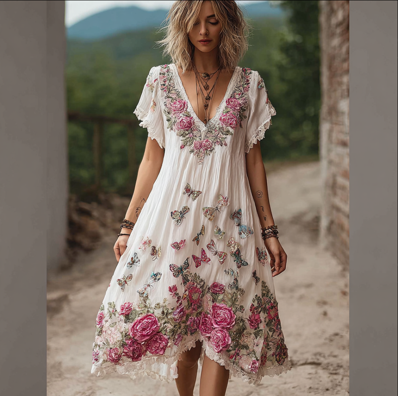 Klassische Vintage Kleid