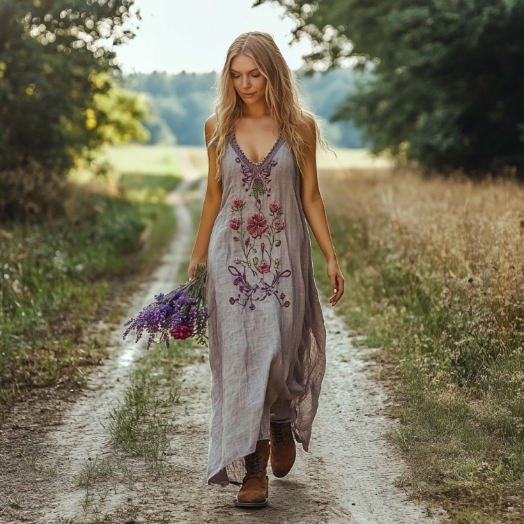 Wunderschön gefertigte Kleid