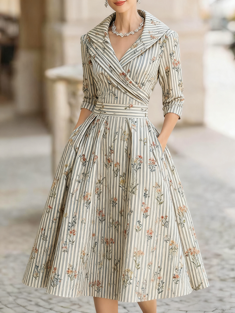 Klassisch gestaltete Kleid