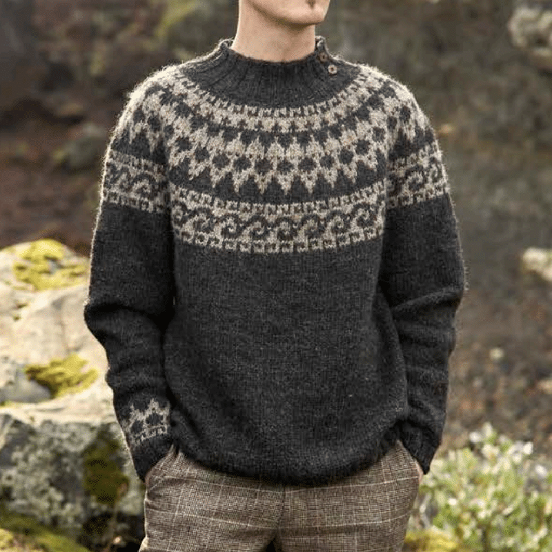 Zeitloser Vintage-Stil Pullover