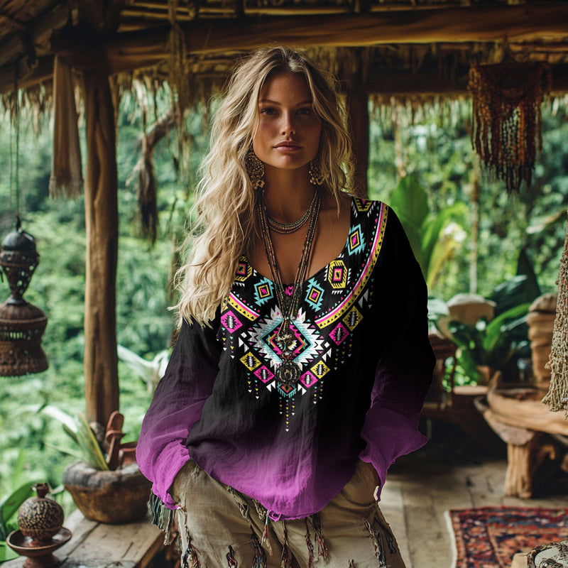 Vintage inspirierte Bluse