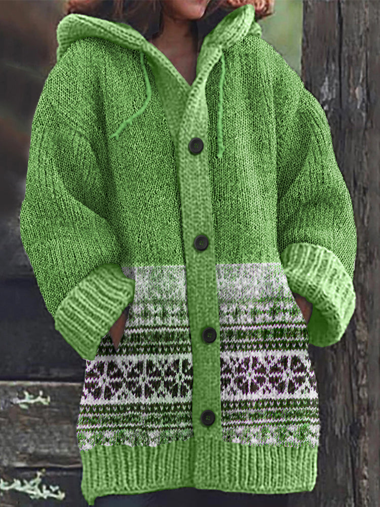 Klassische Vintage Strickjacke
