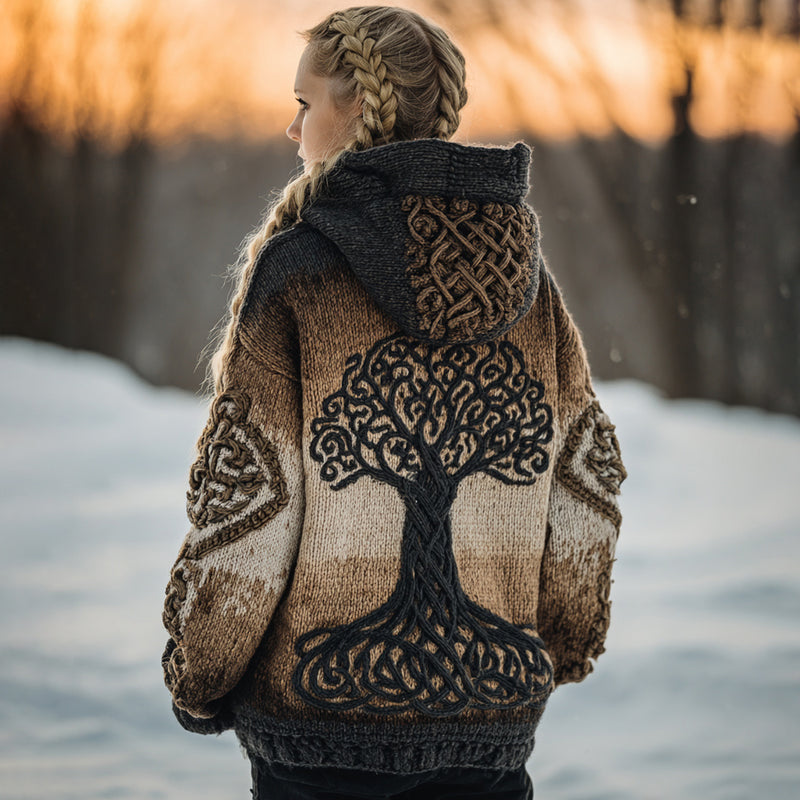Zeitloser Vintage-Stil Strickjacke