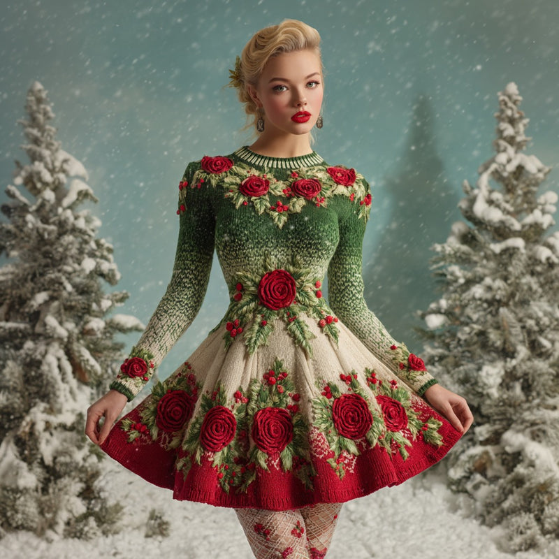 Klassische Vintage Kleid