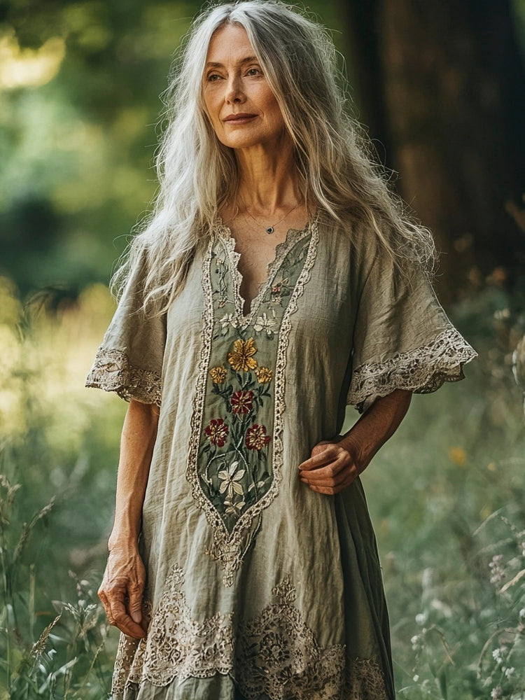 Klassische Vintage Kleid