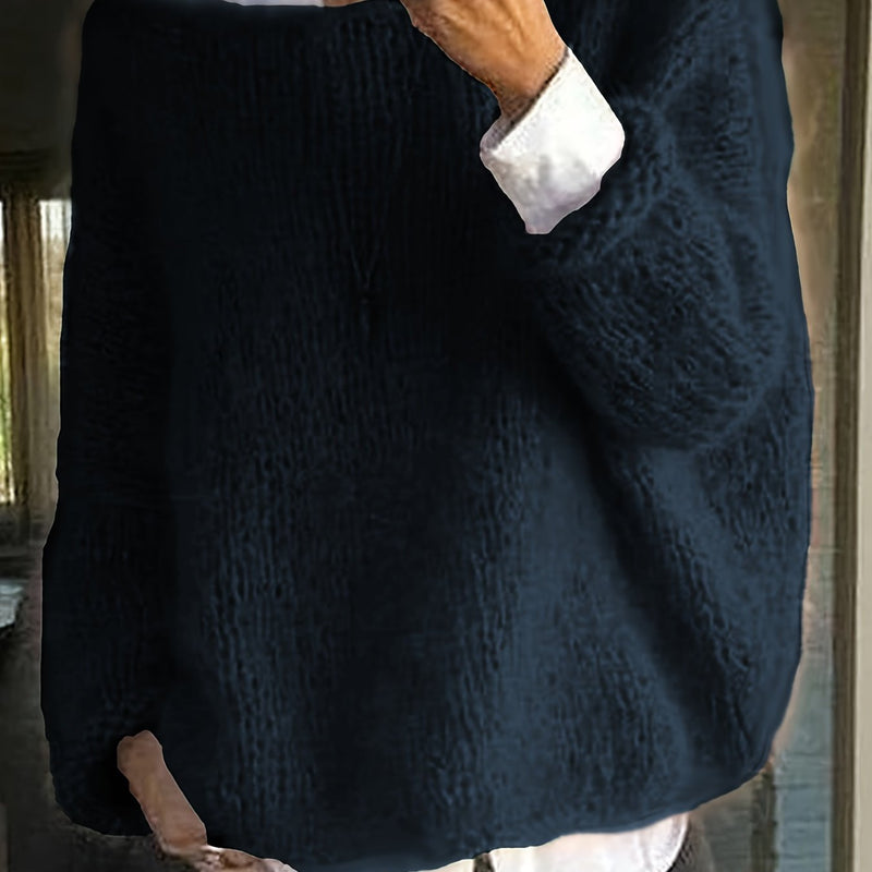 JO | Gemütlicher übergroßer Strickpullover