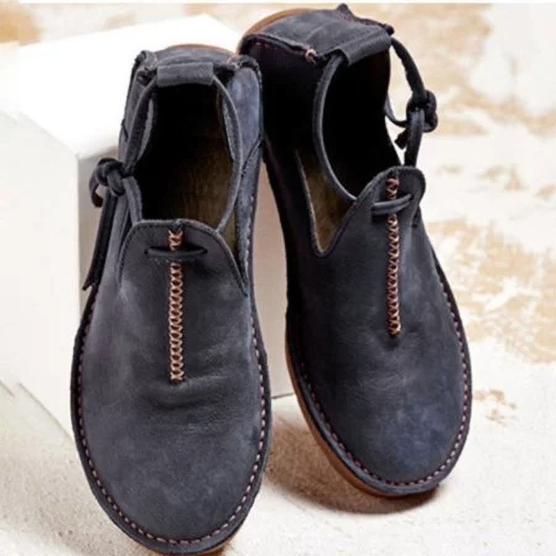 MW | Lässige Vintage-Loafer mit Schnürsenkeln