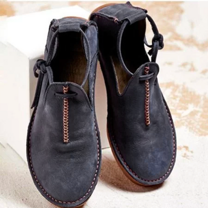MW | Lässige Vintage-Loafer mit Schnürsenkeln