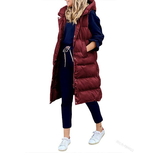 MW | Steppweste mit Kapuze Bodywarmer