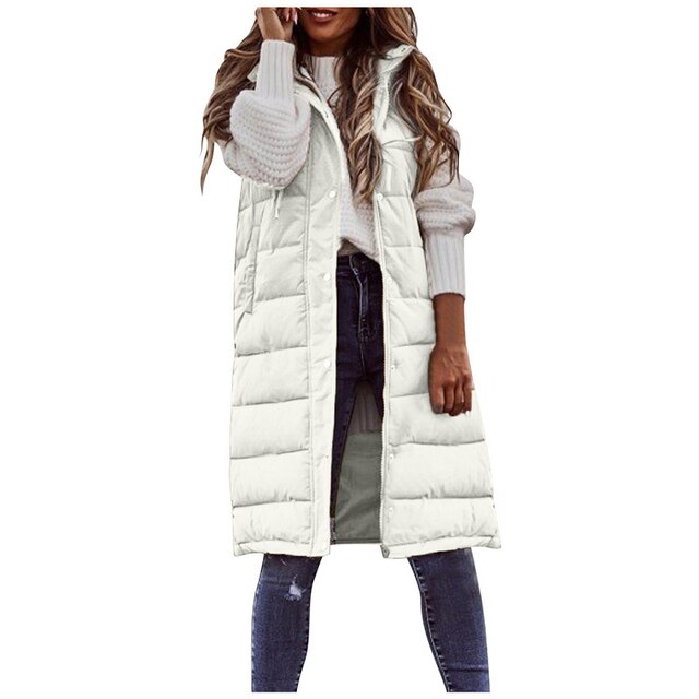 MW | Steppweste mit Kapuze Bodywarmer