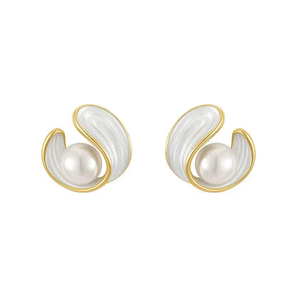 Klassische Gold Ohrring mit zeitloser Eleganz