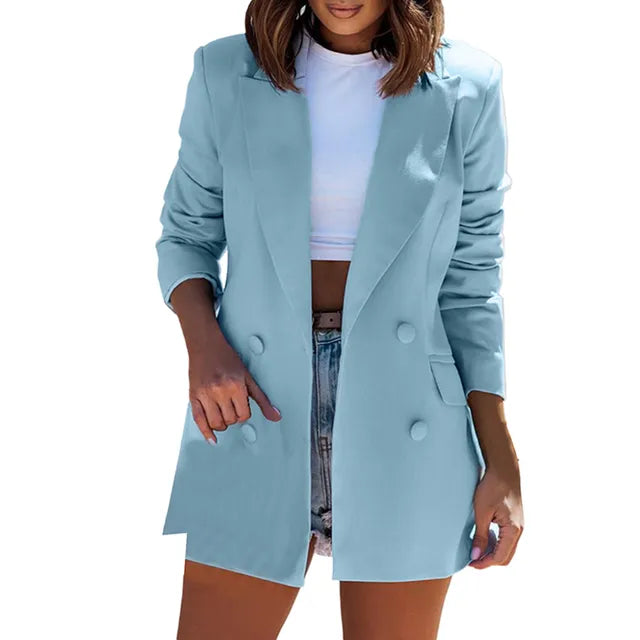 MW | schmal geschnittener Cardigan-Blazer