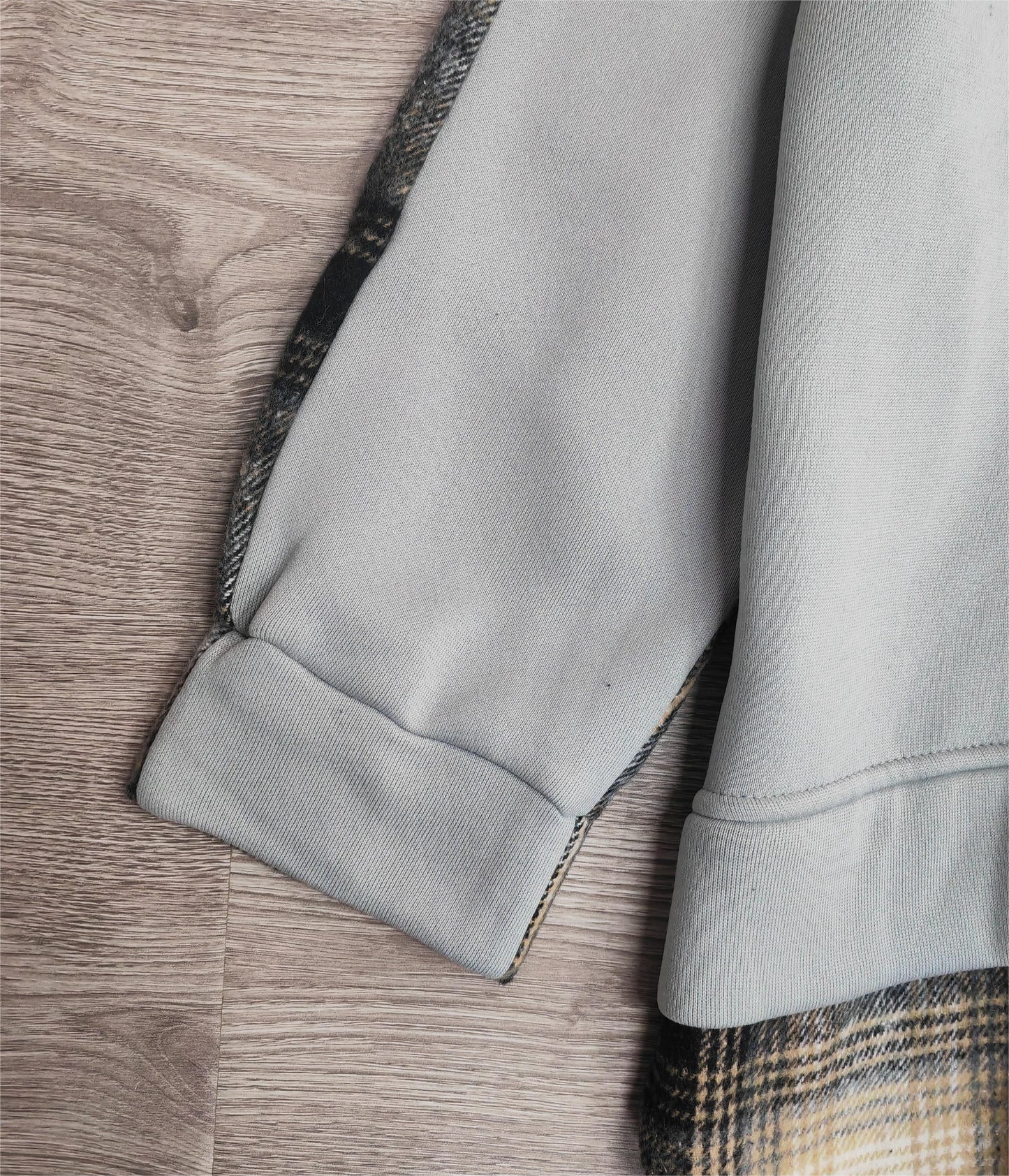 MW | Bequemes langärmeliges Patchwork-Sweatshirt