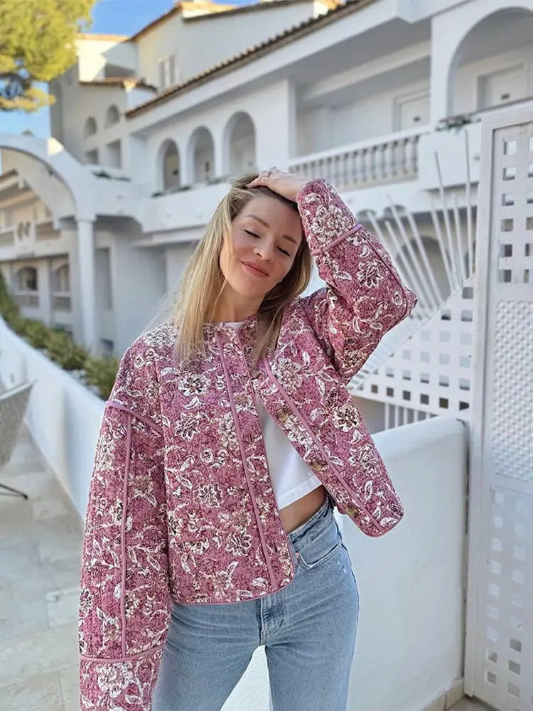 JO | Bezaubernder Blumenmantel für Damen