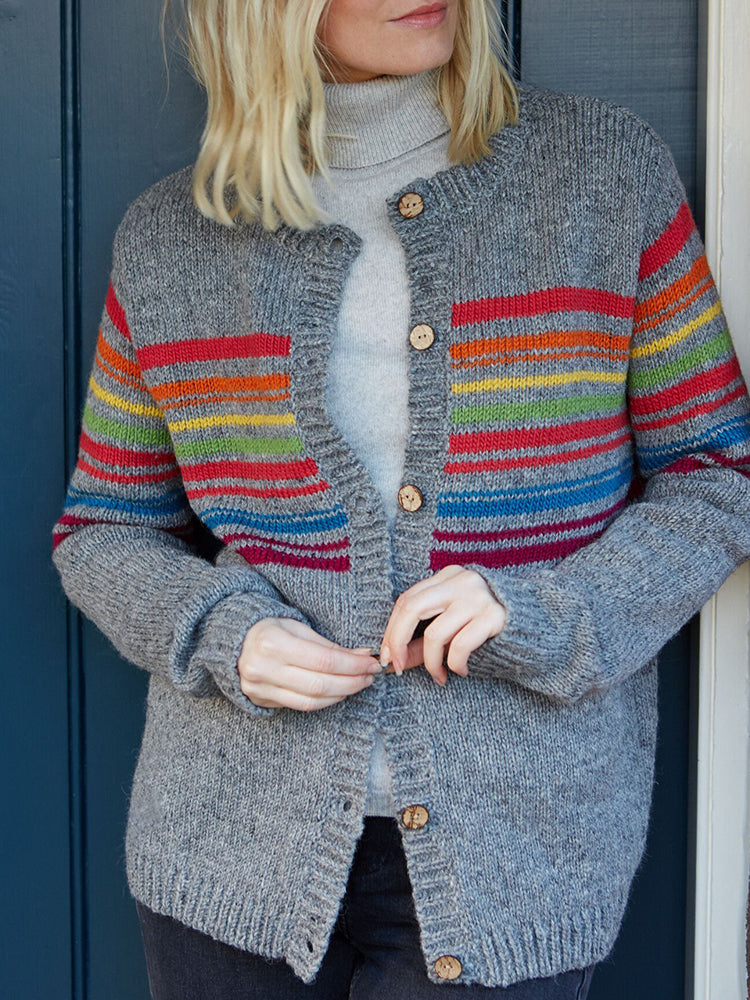 Klassische Vintage Strickjacke