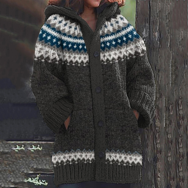 Elegant gestaltete Strickjacke