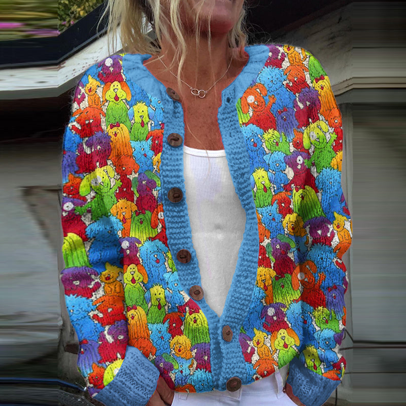 Wunderschön gefertigte Strickjacke