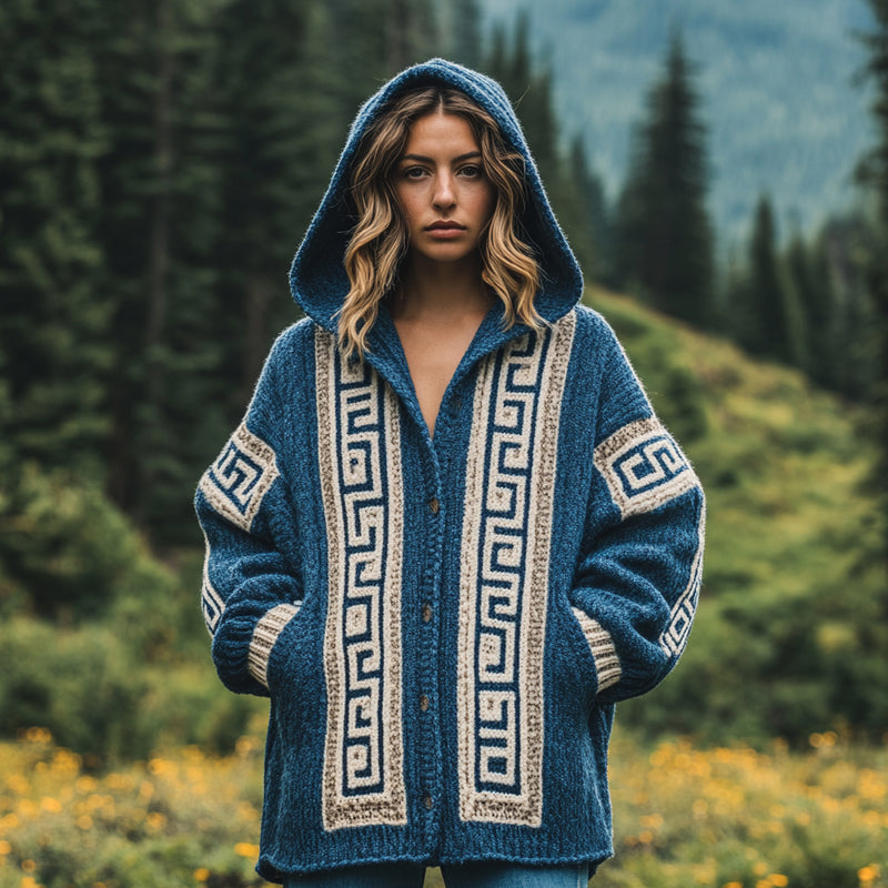 Elegant gestaltete Strickjacke