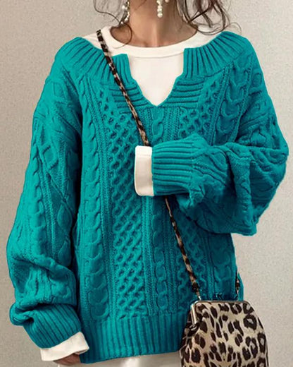 Zeitloser Vintage-Stil Pullover