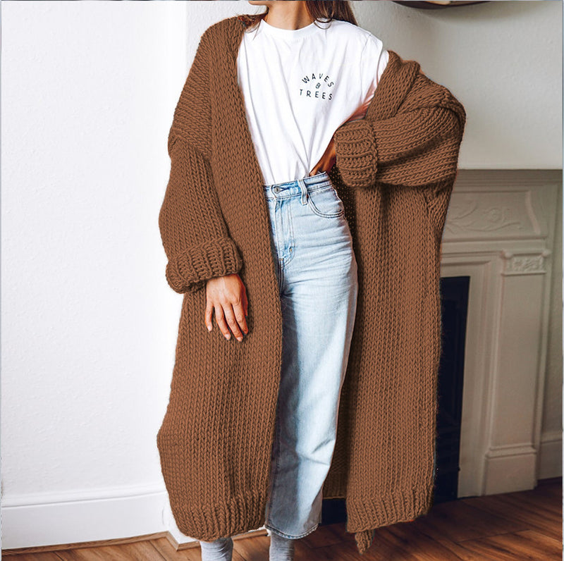 Durchdacht gestaltete Strickjacke