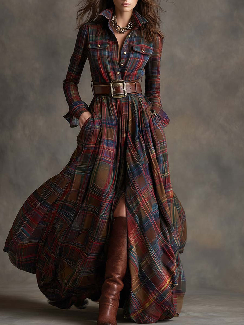 Klassische Vintage Kleid