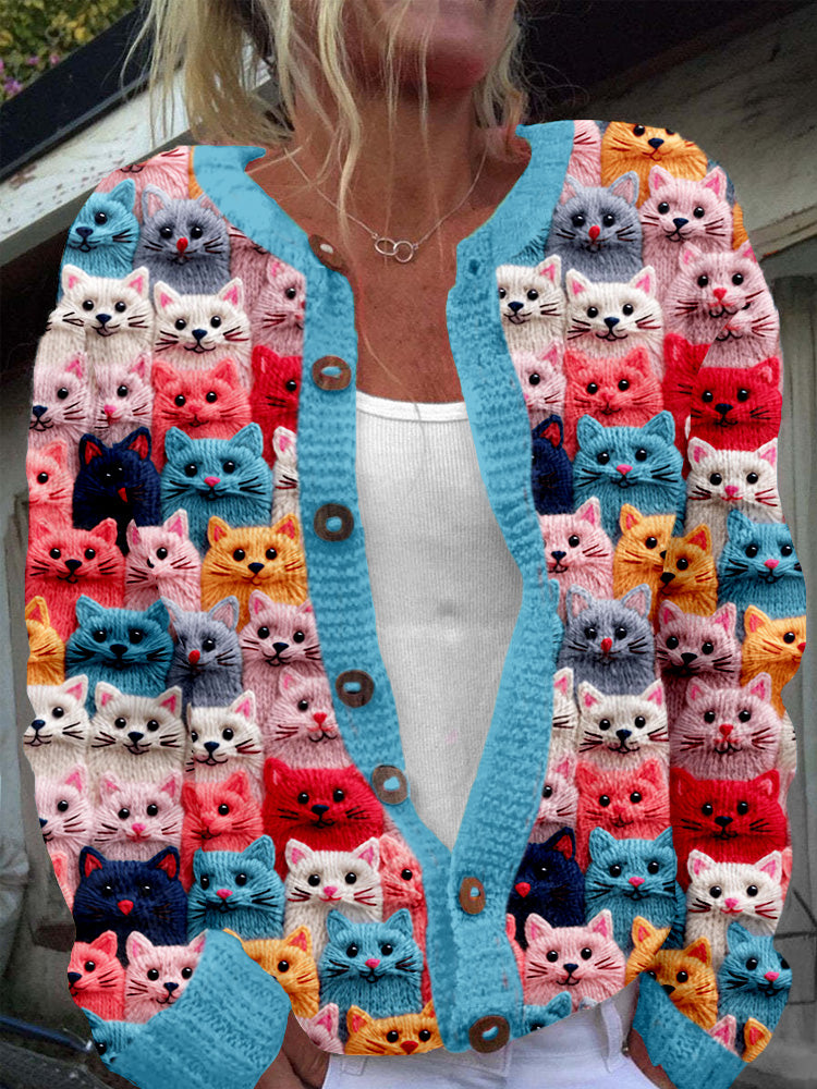 Klassisch gestaltete Strickjacke