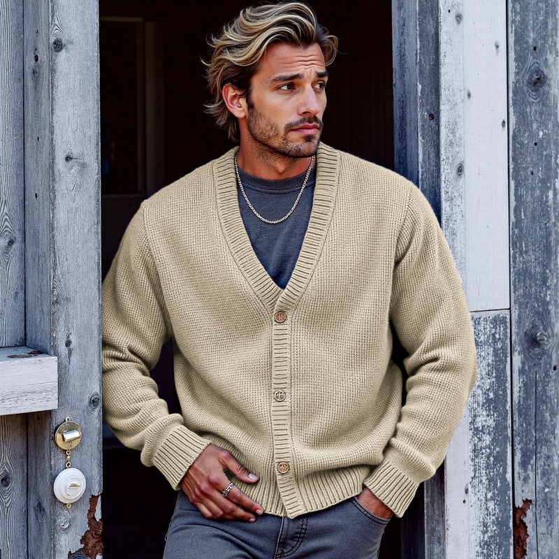 Zeitloser Vintage-Stil Strickjacke
