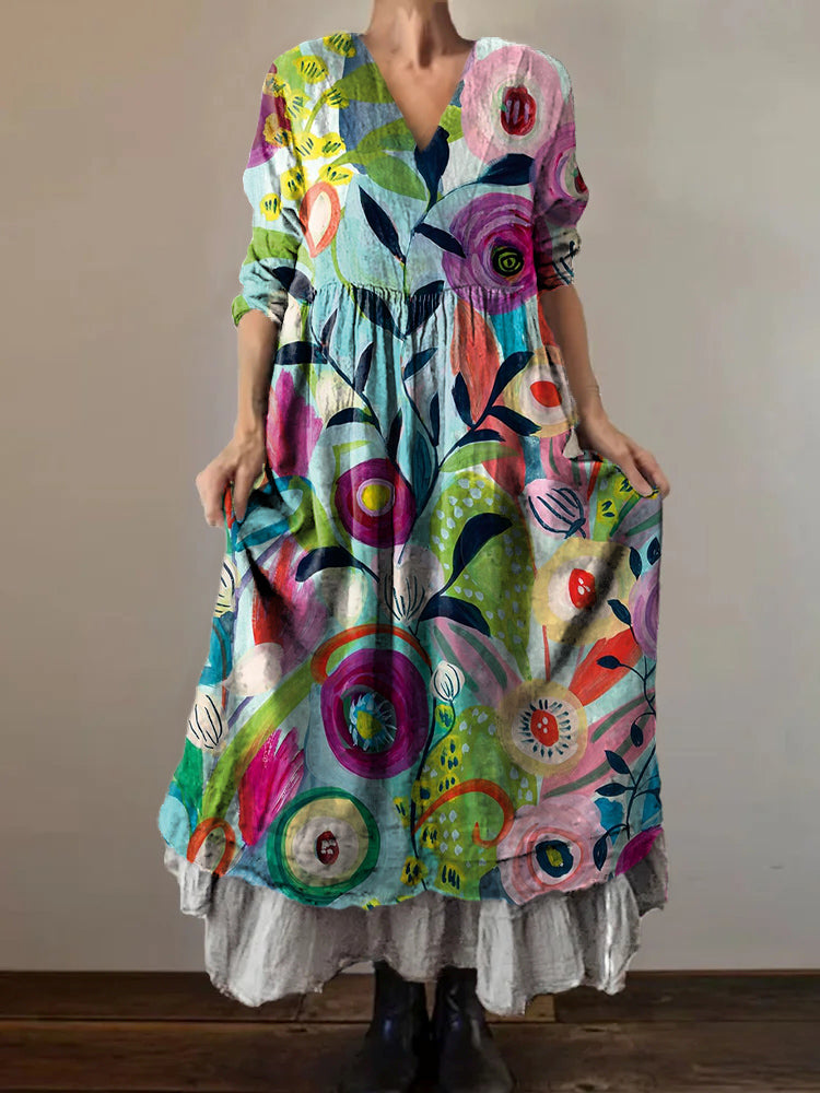 Klassische Vintage Kleid