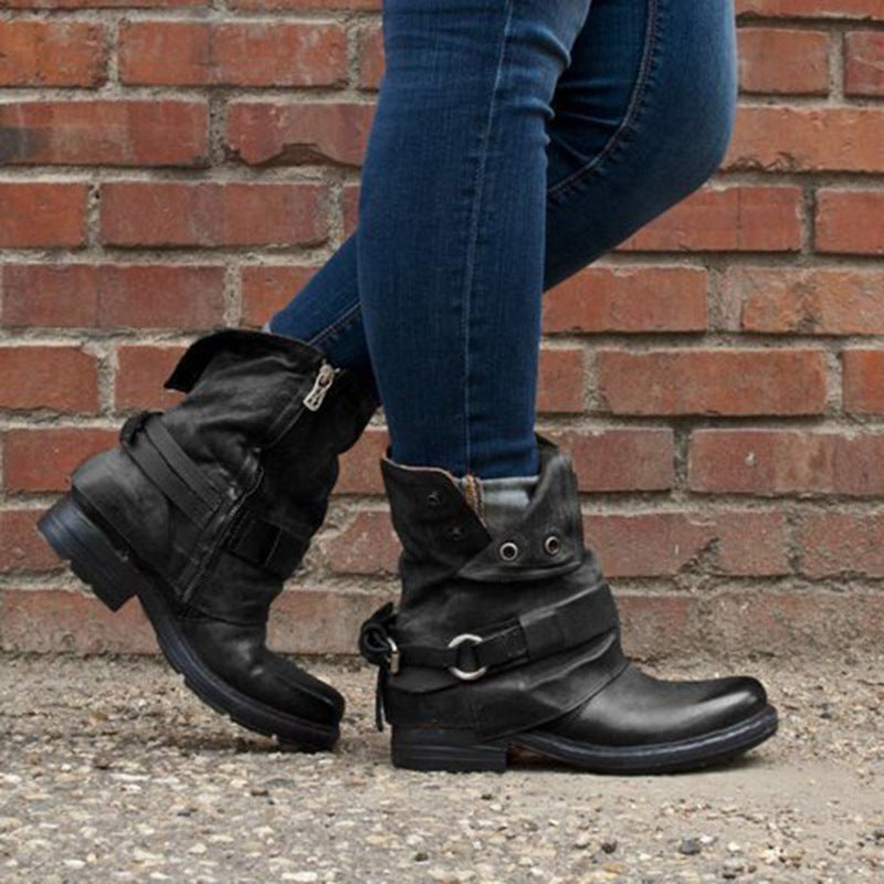 Klassische Orthopädische Stiefel mit zeitlosem Stil