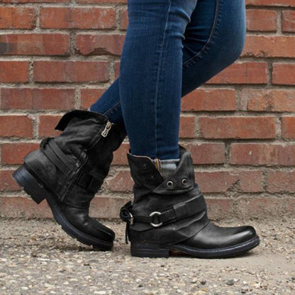 Klassische Orthopädische Stiefel mit zeitlosem Stil