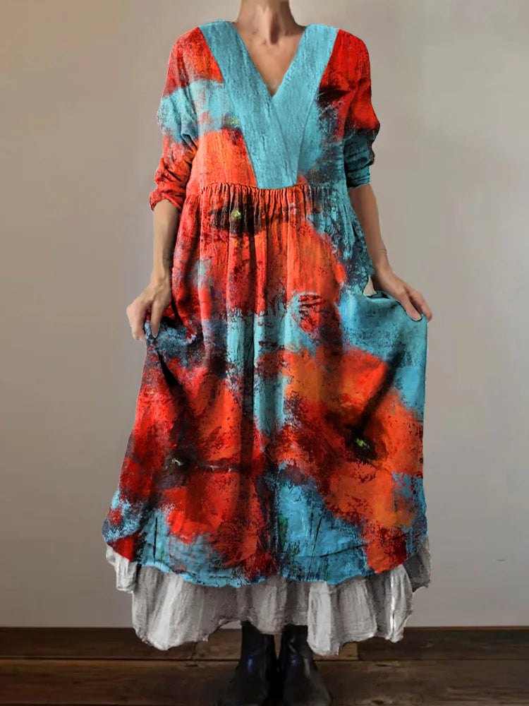 Anmutig gestaltete Kleid