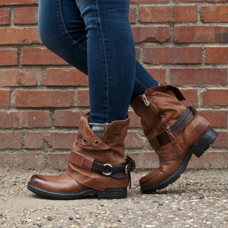 Klassische Orthopädische Stiefel mit zeitlosem Stil