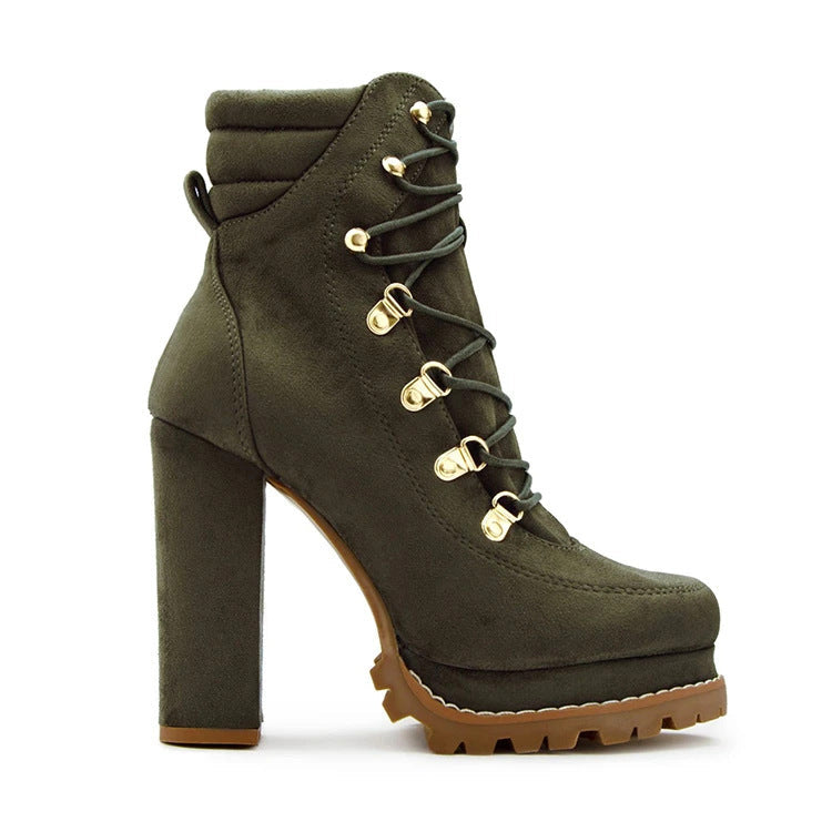 Vintage-inspirierte orthopädische Stiefel
