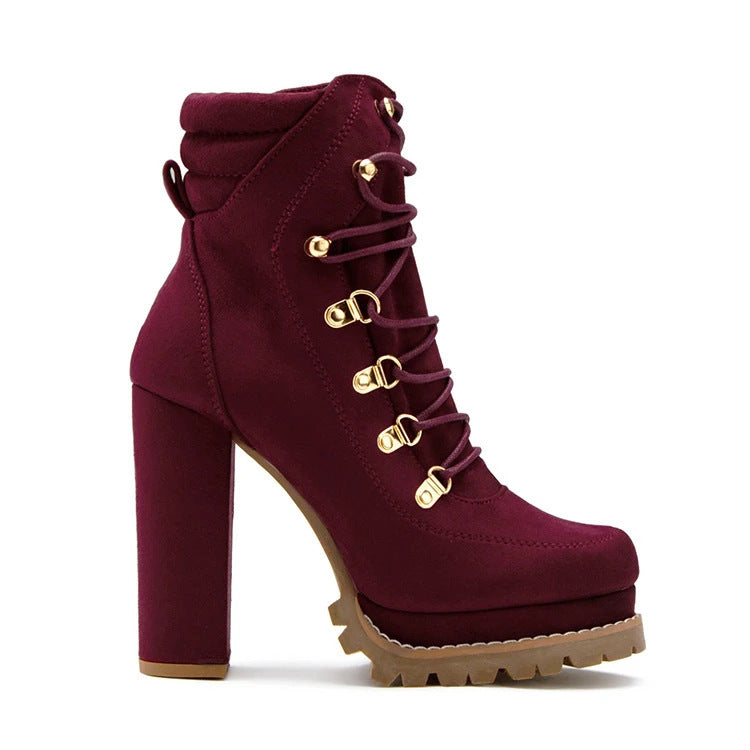 Vintage-inspirierte orthopädische Stiefel