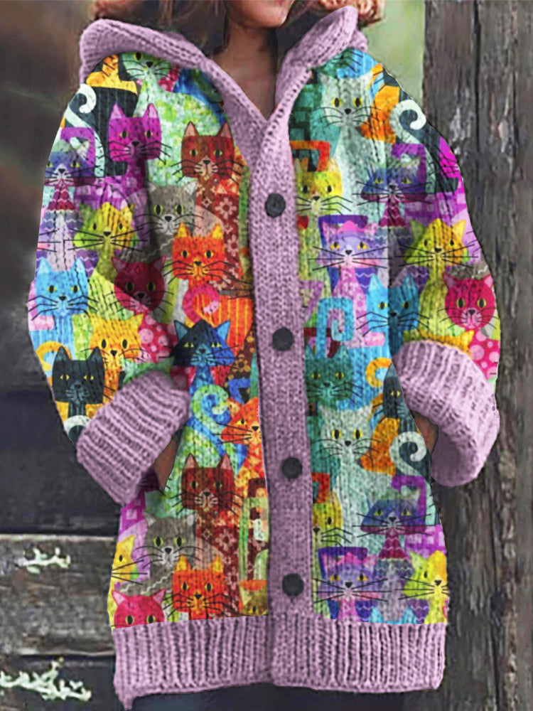 Wunderschön gefertigte Strickjacke