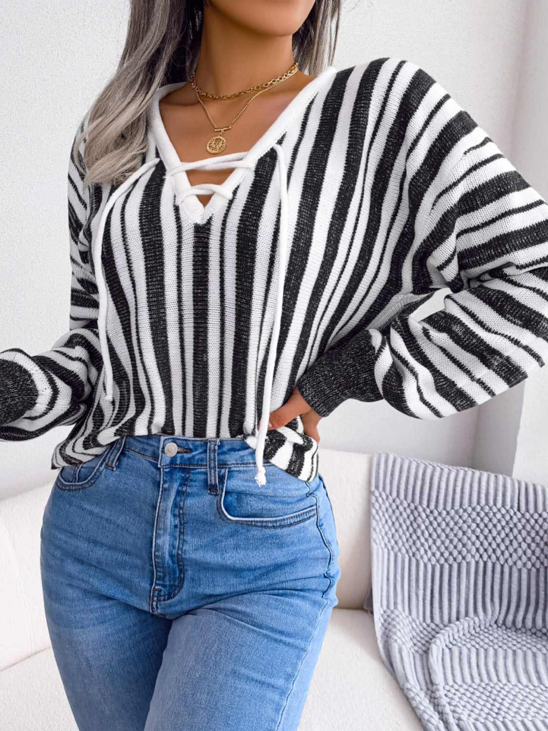 Zeitloser Vintage-Stil Pullover