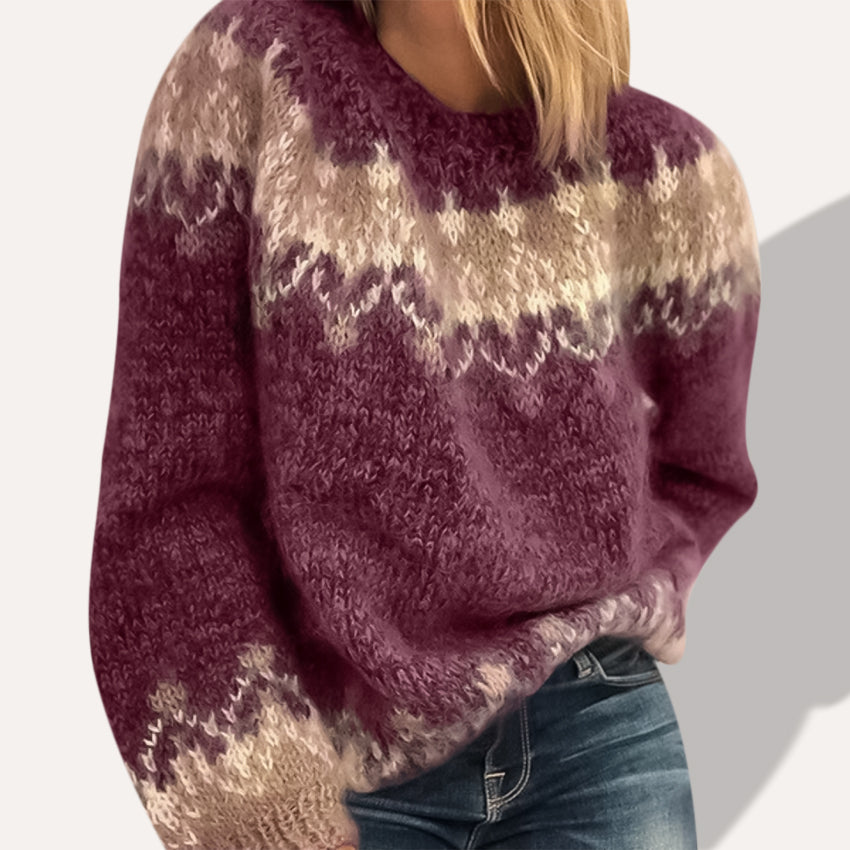 Zeitloser Vintage-Stil Pullover