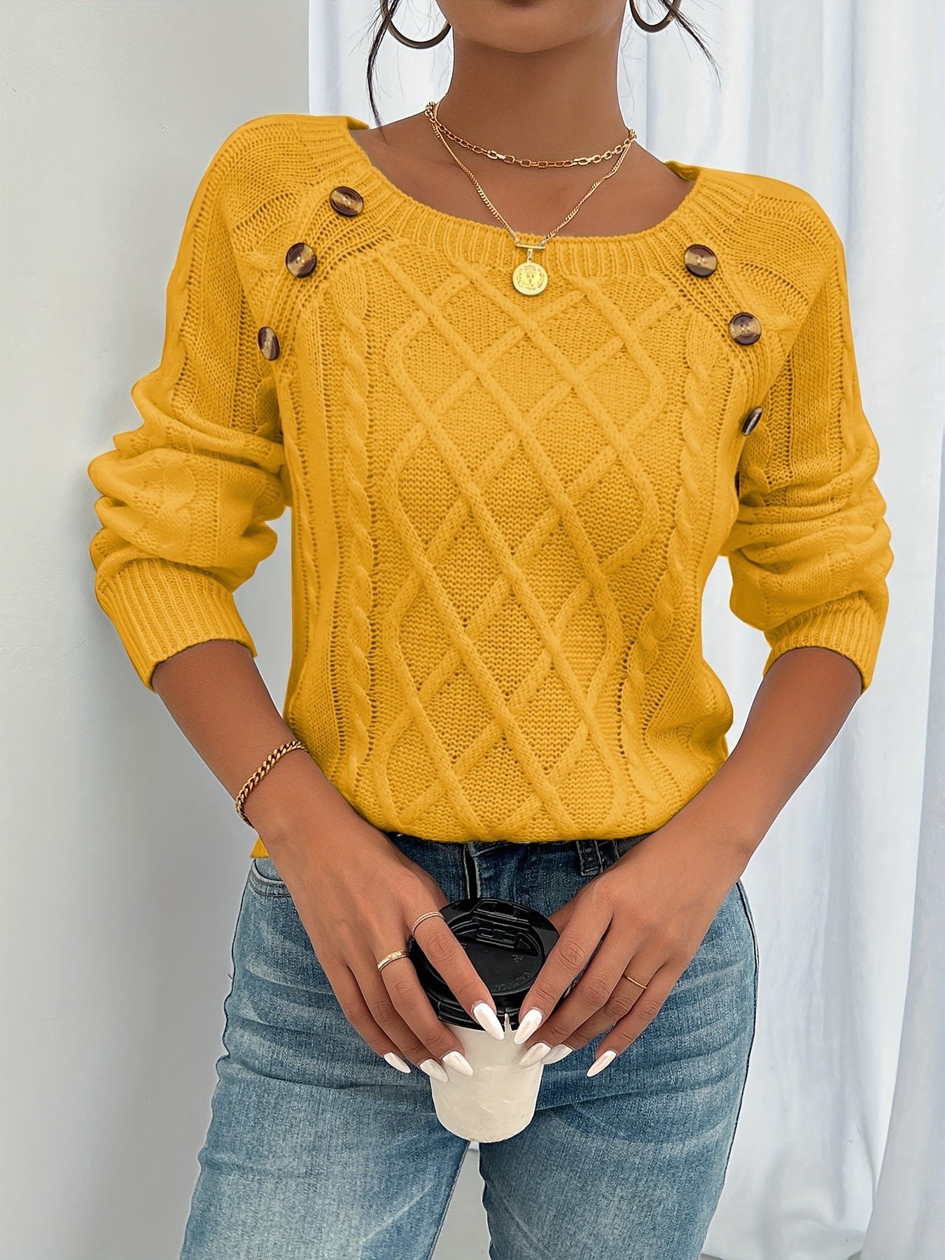 Klassisch designter Pullover