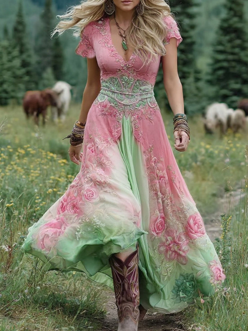 Klassische Vintage Kleid