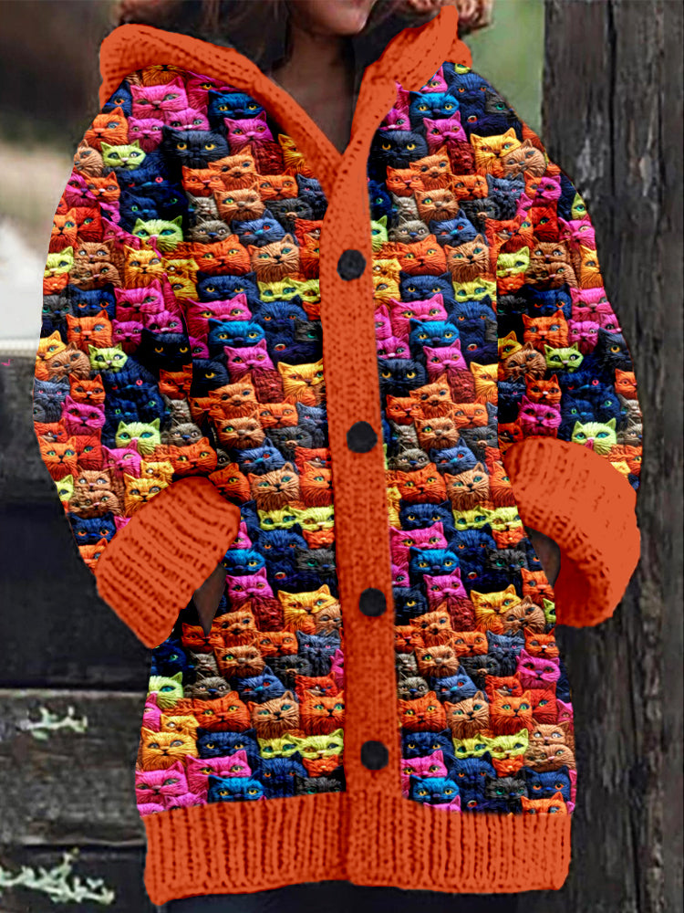 Wunderschön gefertigte Strickjacke